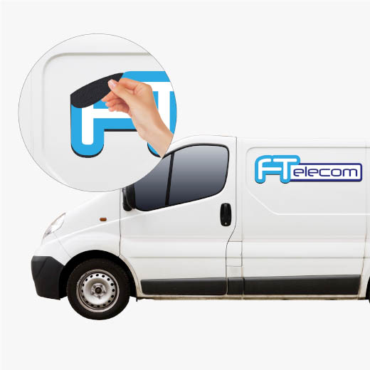 Auto magneten - Plaats een magneet op uw auto om gemakkelijk op te vallen onderweg.