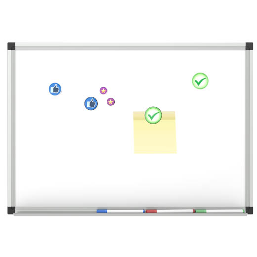 Whiteboard magneten - Vergeet nooit meer een belangrijke boodschap door hem te bevestigen op uw whiteboard met een gepersonaliseerde magneet.