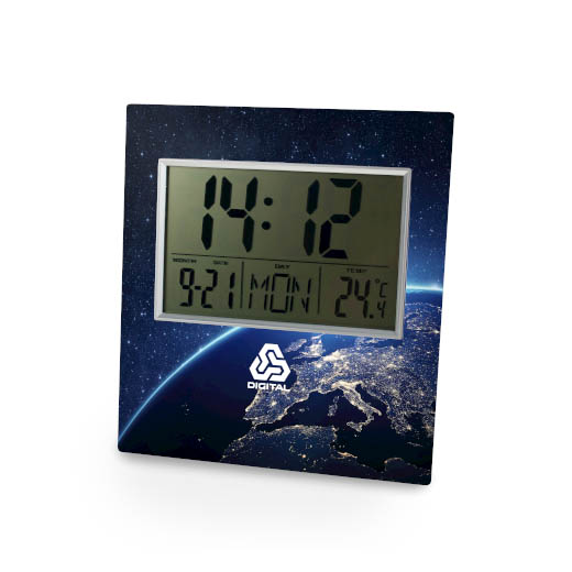 Digitale klokken - Met een digitale klok ziet u makkelijk op één scherm de tijd, datum, temperatuur en weer.