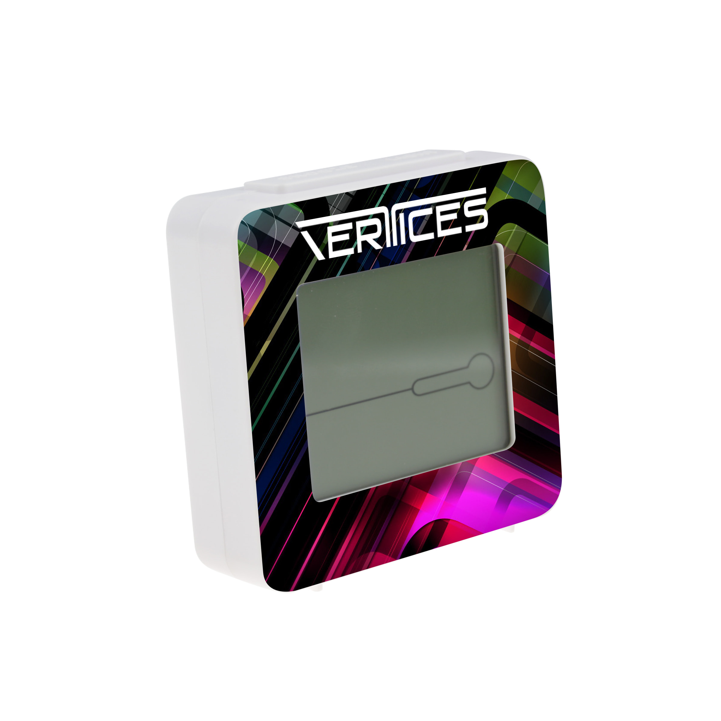 Denver Clock REC-34 White - Gepersonaliseerd met een Max Print