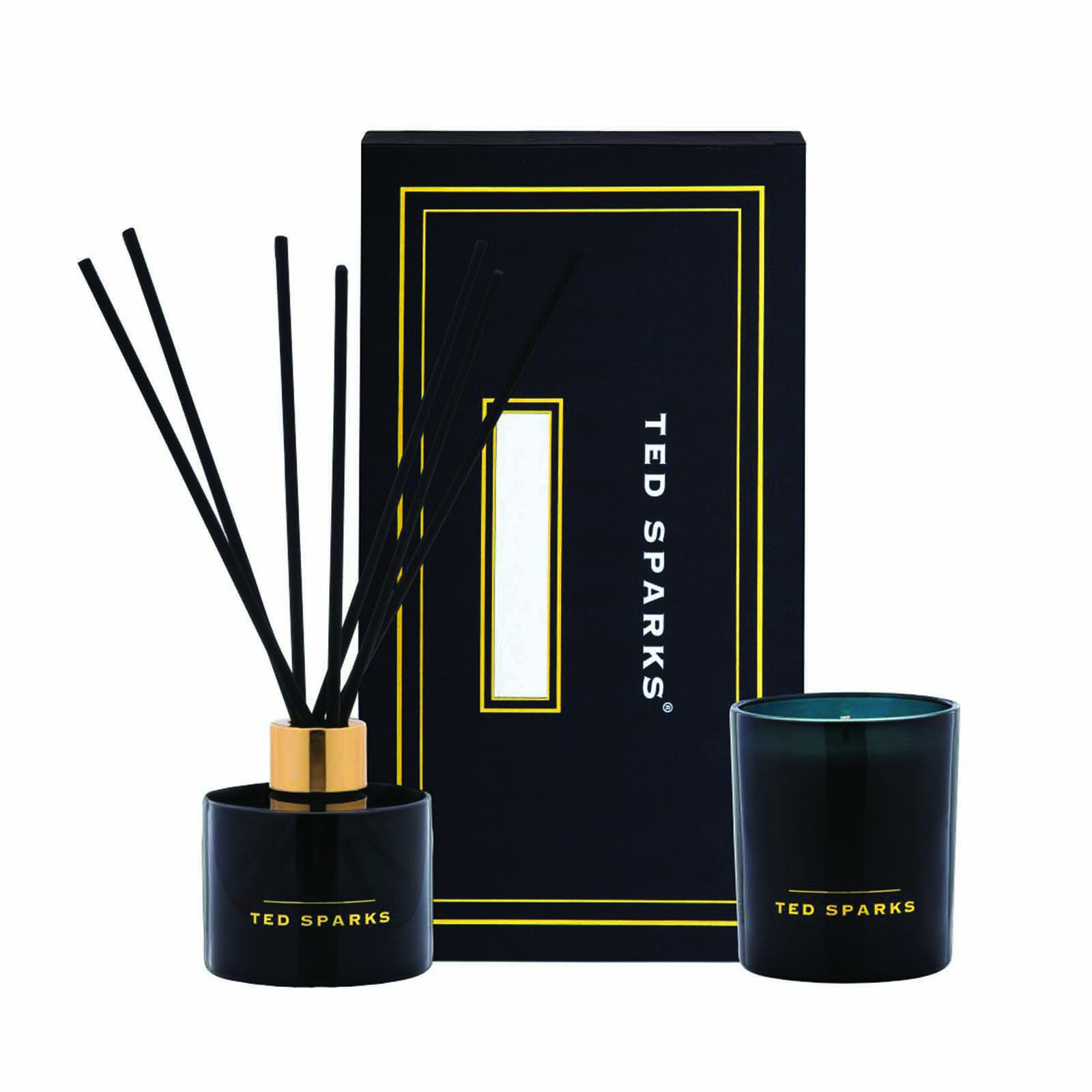 Ted Sparks Candle & Diffuser Gift Set Wild Rose & Jasmin